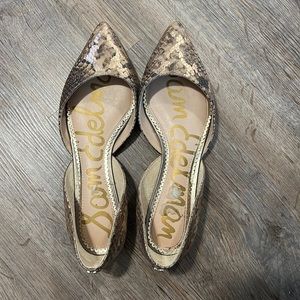 Sam Edelman snake print flats